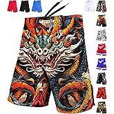 Exxact Sports Pro MMA Shorts, No-Gi BJJ Jiu Jitsu Shorts for Men, Boxing, UFC, Cross Training, Kickboxing & Grappling Shorts