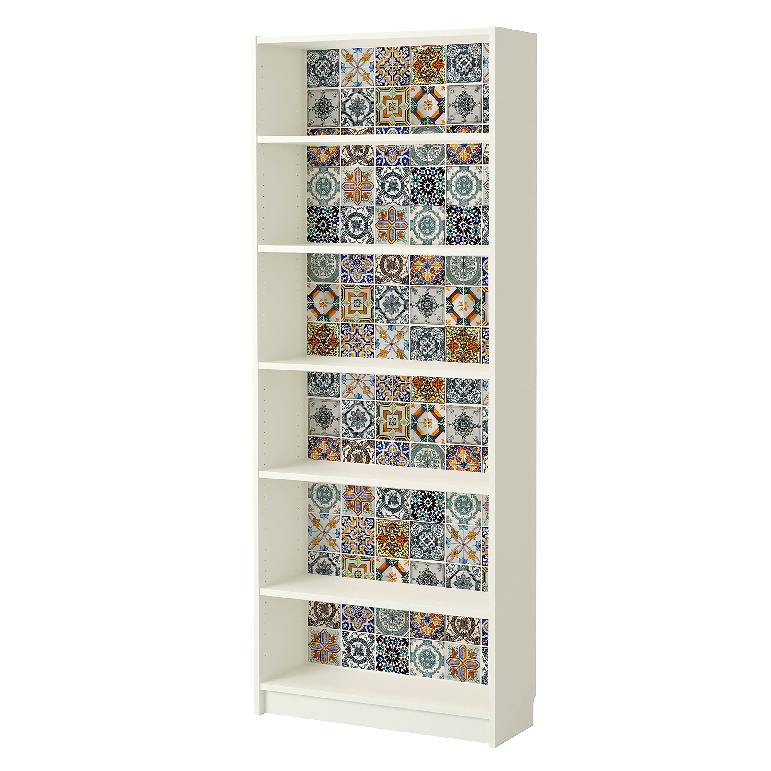 WALPLUS Decorations Wall Stickers Wall Murals Decals Living Room Children Nursery Home Décor WM10008 - Mediterranean Tiles X 8PCS