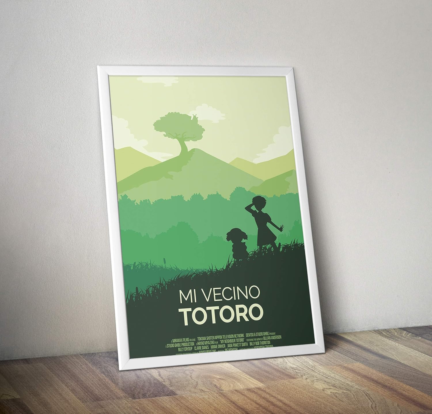 Amazon Com Totoro Poster Handmade My Neighbor Totoro Wall Art