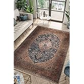 Keen Home Design 3x5 Rug - Machine Washable Entry Rug with Non-Slip Backing, Ideal for Enteryway, Kitchen, Bathroom, Laundry Room - Vintage, Easy Clean, Durable, Low Pile Rug - (3' x 5')