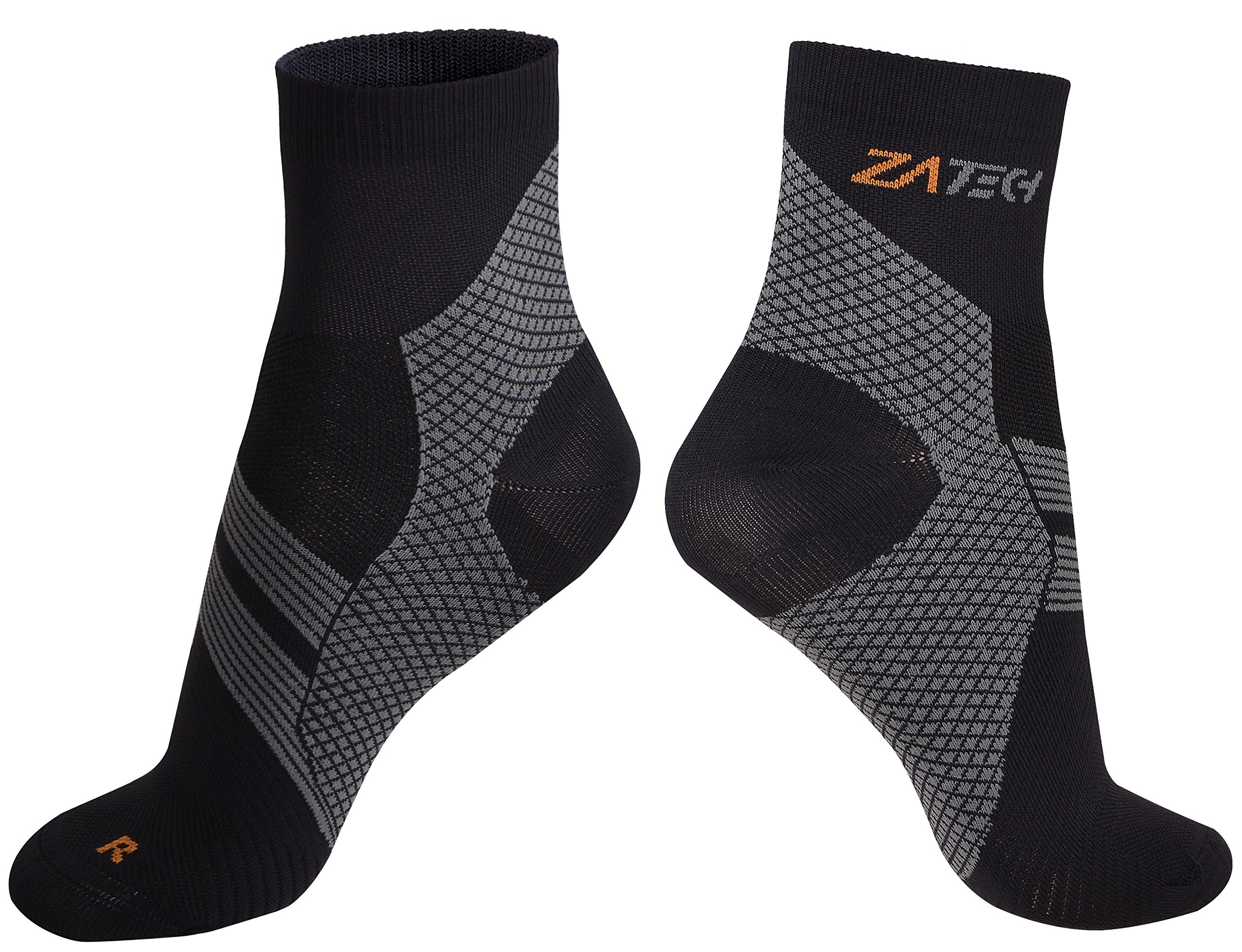 ZaTech Plantar Fasciitis Socks, Ankle Compression & Arch