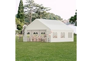 GOJOOASIS 20x20 Canopy Tent for Parties Heavy Duty Carport Large Wedding Event Tent Portable Garage