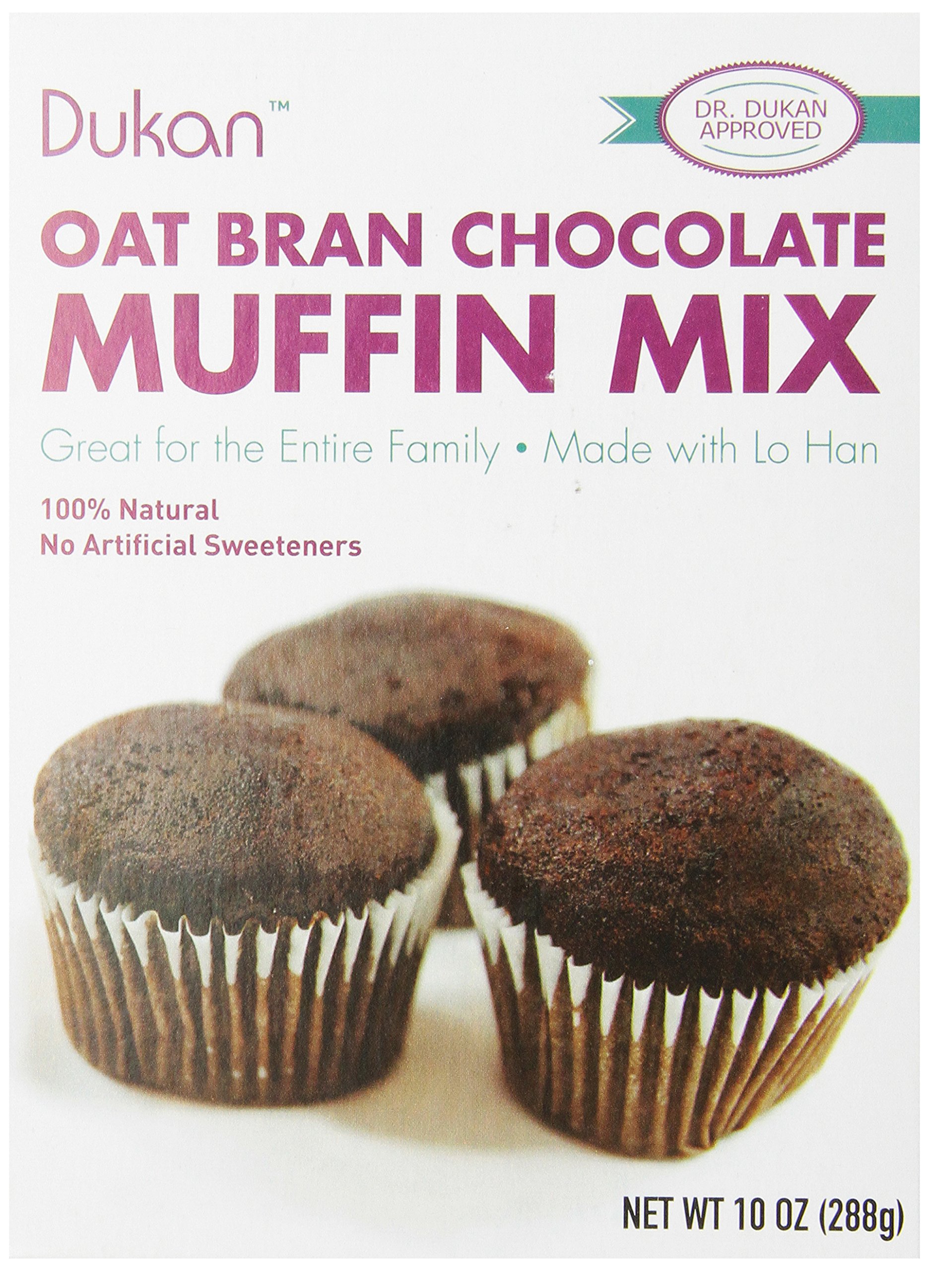 Dukan Diet Oat Bran Muffin Mix, Chocolate, 10 Ounce Buy Online in