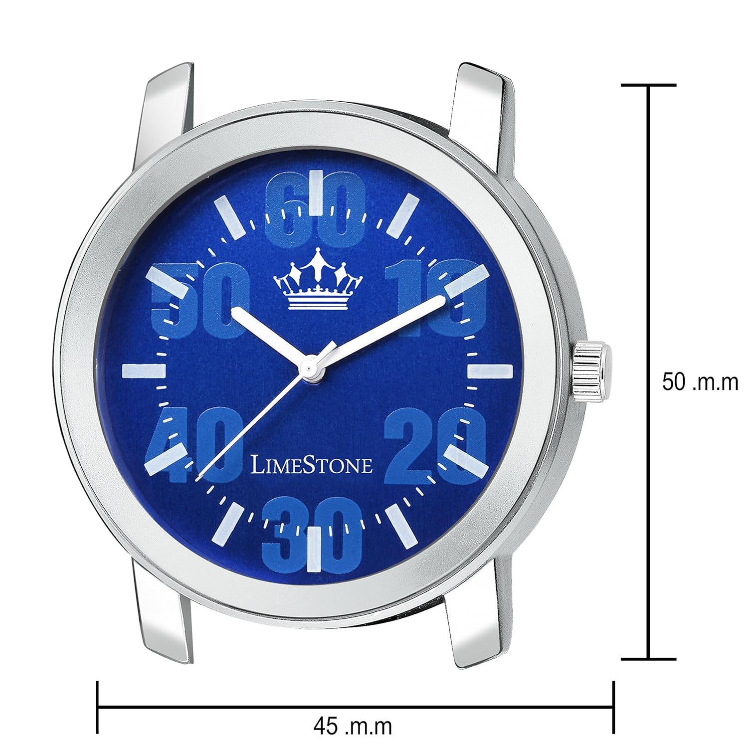 limestone analogue blue dial men's & boy's watch - ls2709