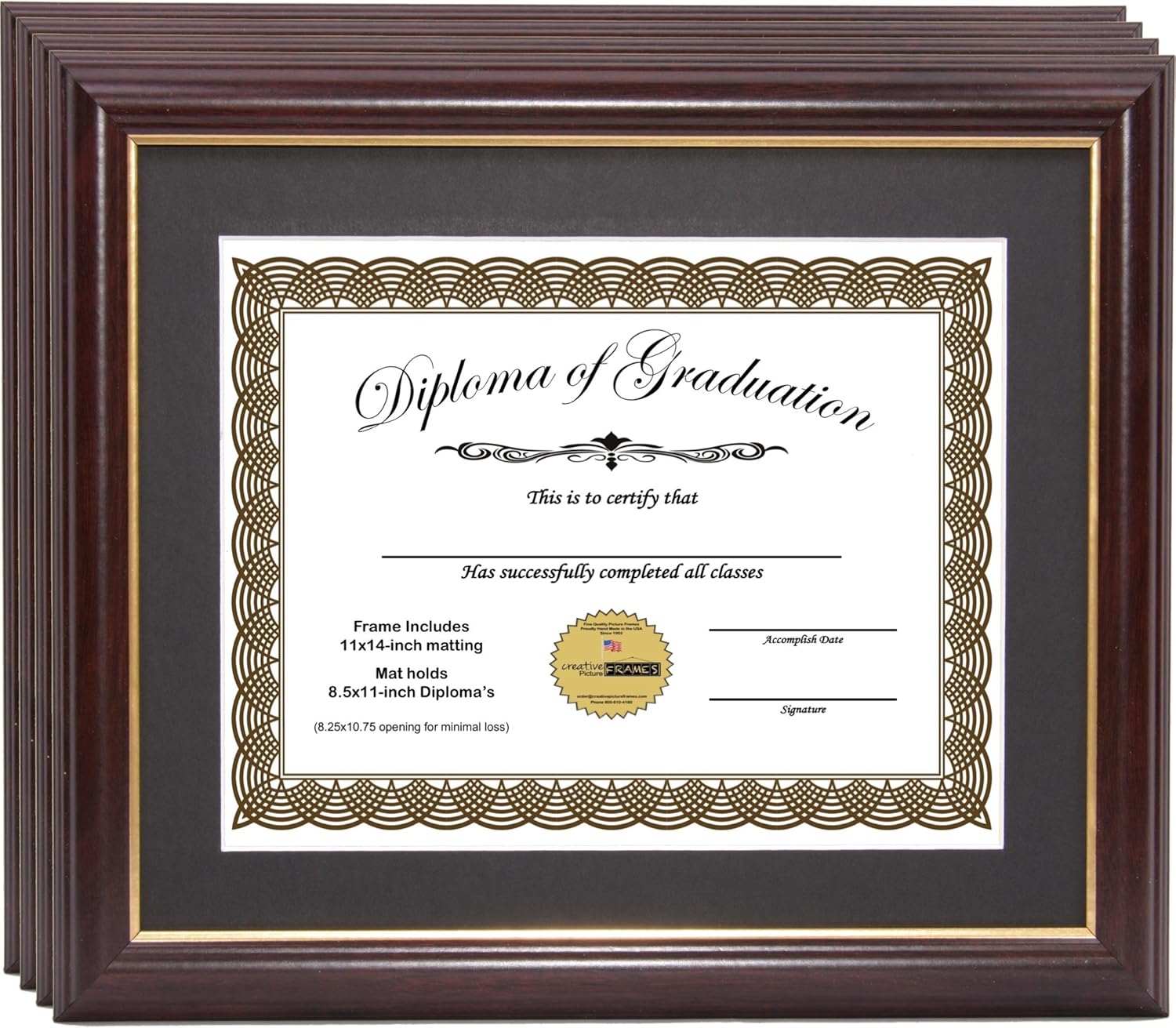 Document Frames Home 11x14mhb Graduation Documents Include Stand and