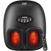 Snailax 4-in-1 Foot Massager with Heat 2026 Upgraded FSA Eligible Item | HSA Compression,Vibration,Fast Heat Shiatsu Feet Massage for Circulation, Plantar Fasciities Relief,Remote,Gifts for Mom Dad