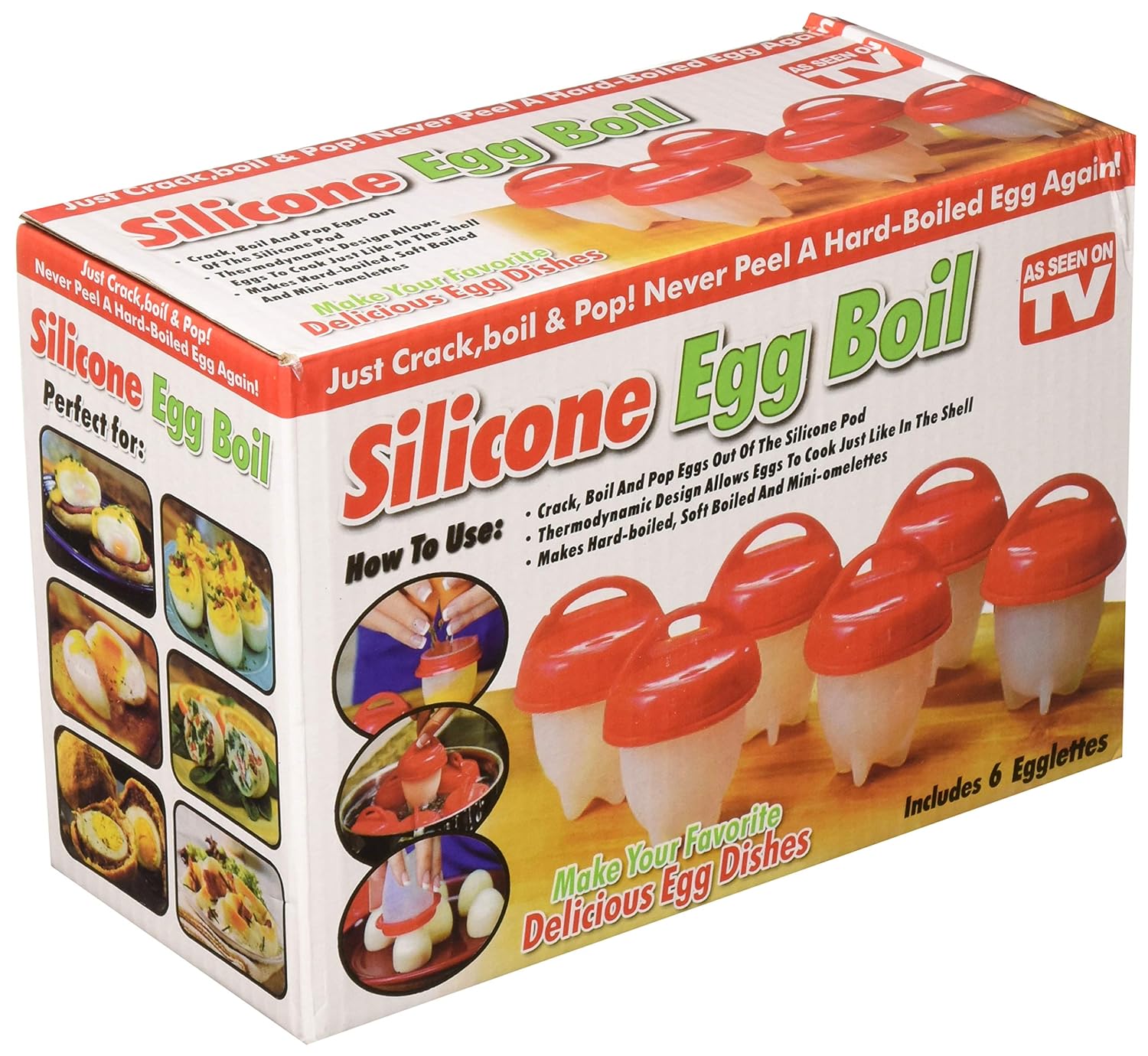 Yeahbeer Egglettes- Huevo de cocina rígido y suave, de silicona ...