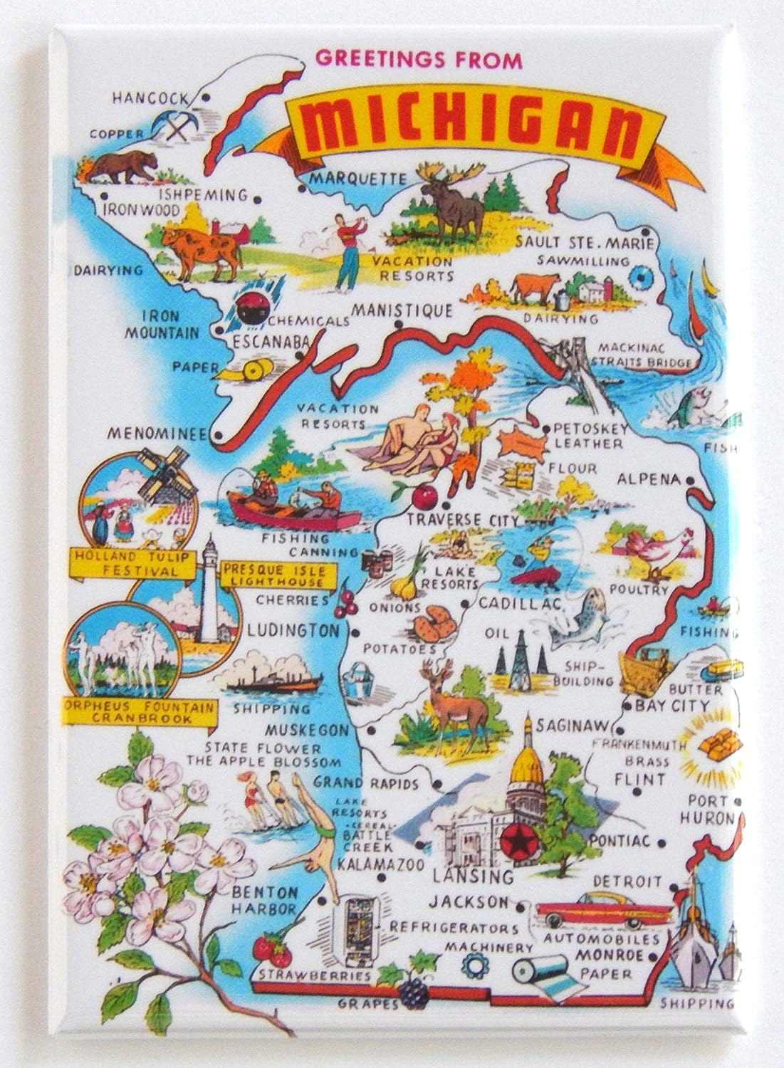 The 9 Best Michigan Refrigerator Magnets