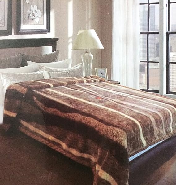 Buy Picaso Supersoft Double Ply Double Bed Mink Blanket, 3.7Kg, 220