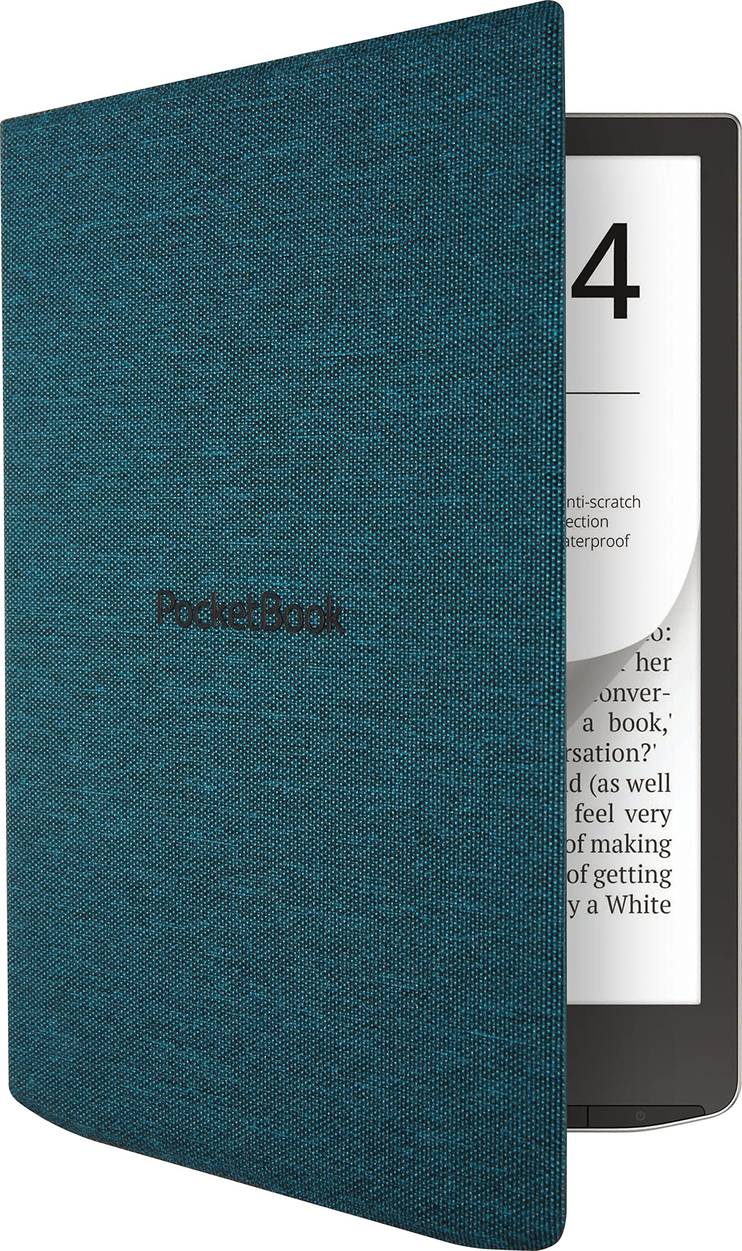 PocketBook E-Reader Cover for InkPad 4 & InkPad Color 2 | Flip Cover with Smart Sleep Function | Durable Protection | Lightweight Covers Perfect for Travel | E-Book Reader Case in Sea Green