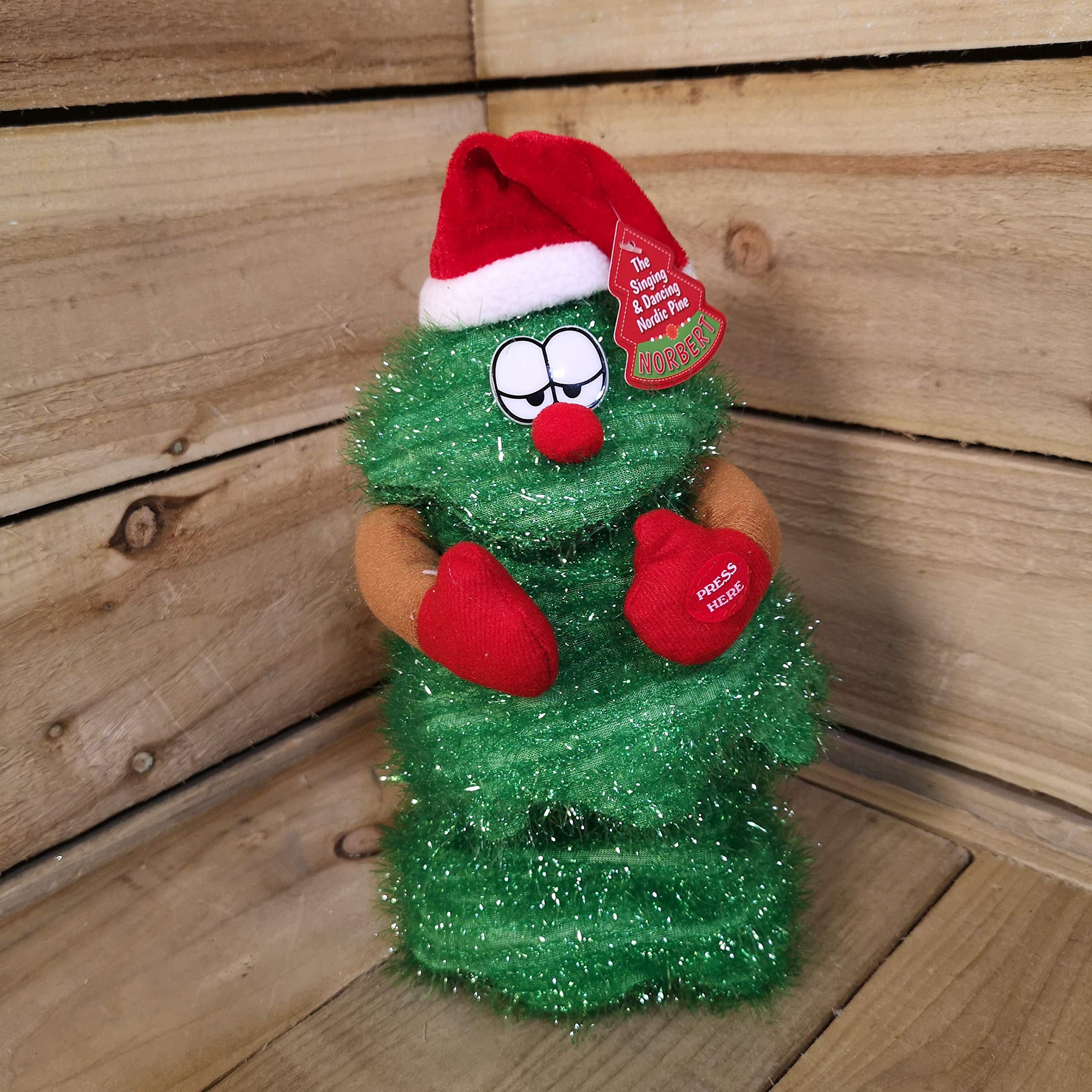 Premier 28cm Animated Singing and dancing Norbert Christmas Tree
