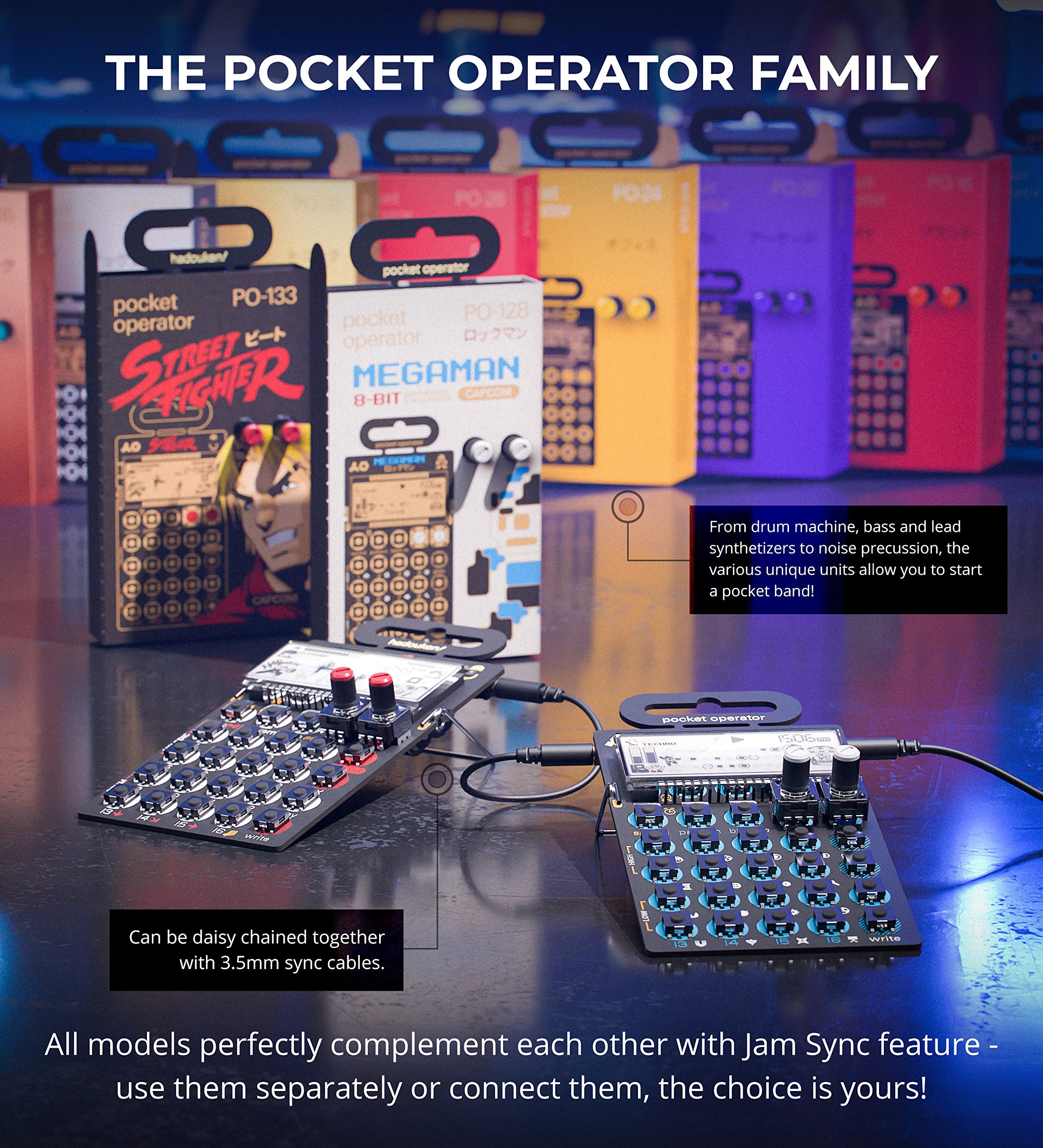 Mua teenage engineering Pocket Operator PO-128 Mega Man Live