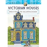 Creative Haven Victorian Houses Architecture Coloring Book: Relaxing Illustrations for Adult Colorists (Adult Coloring Books: