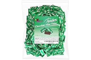 Ande-s Creme De Menthe 1 Pound Bag - Delicious Chocolate Covered Dinner Mint Creams - Freshly Packaged By Snackadilly