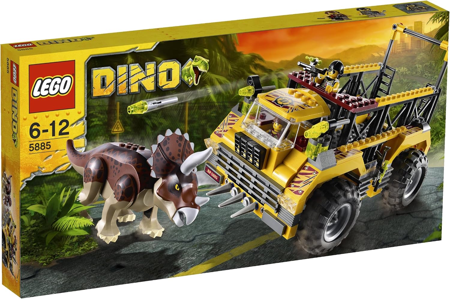 LEGO Triceratops Trapper Building and 
