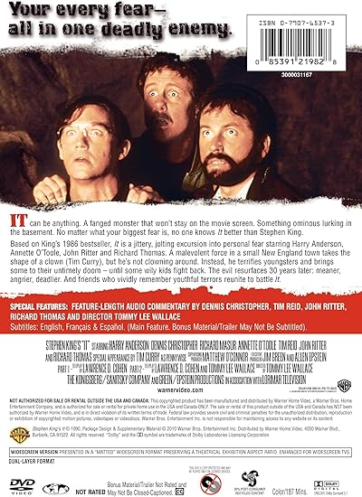 Stephen King S It Dvd 1990 Region 1 Us Import Ntsc Amazon Co Uk