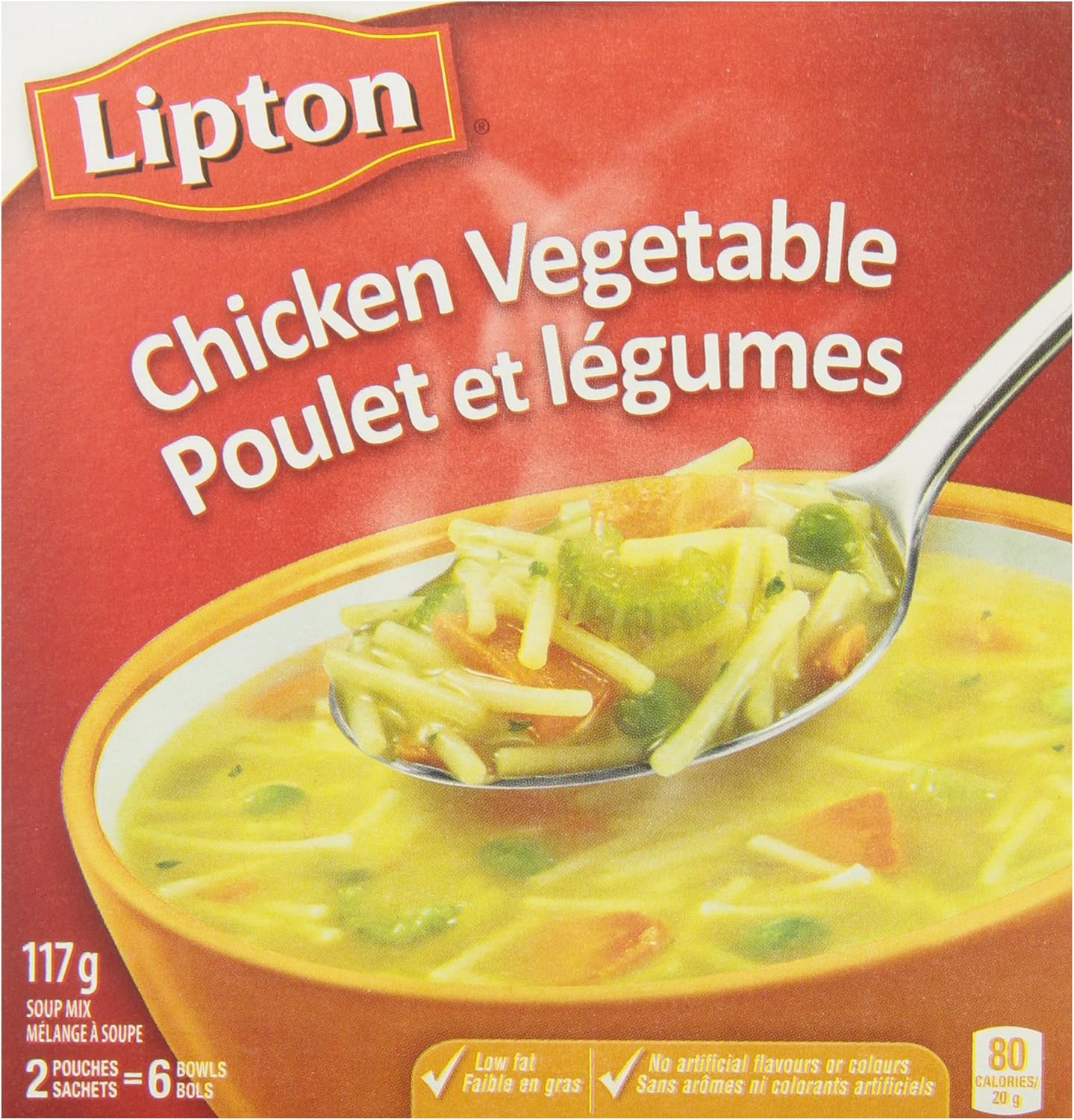 Knorr Lipton Farmhouse Chicken Vegetable Dry Soup Mix, 24Count Amazon