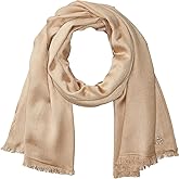 Calvin Klein womens Solid Lightweight Pashmina