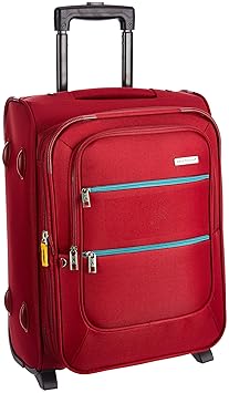 Aristocrat Polyester 36.5 cms Red Softsided Cabin Luggage (STVI2W53RED)