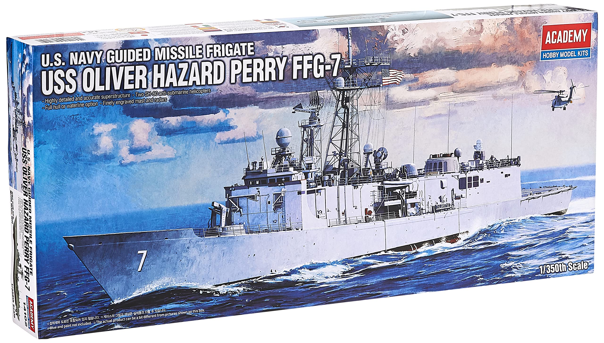 Academy 1: 350 - USS Oliver Hazard Perry FFG-7