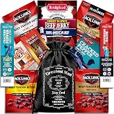 Jerky Gift Baskets For Men - Birthday Gifts For Men Who Have Everything | Anniversary Present for Men With Beef Jerky Variety Pack, Present For Dads &amp; Fathers Day, Boyfriend