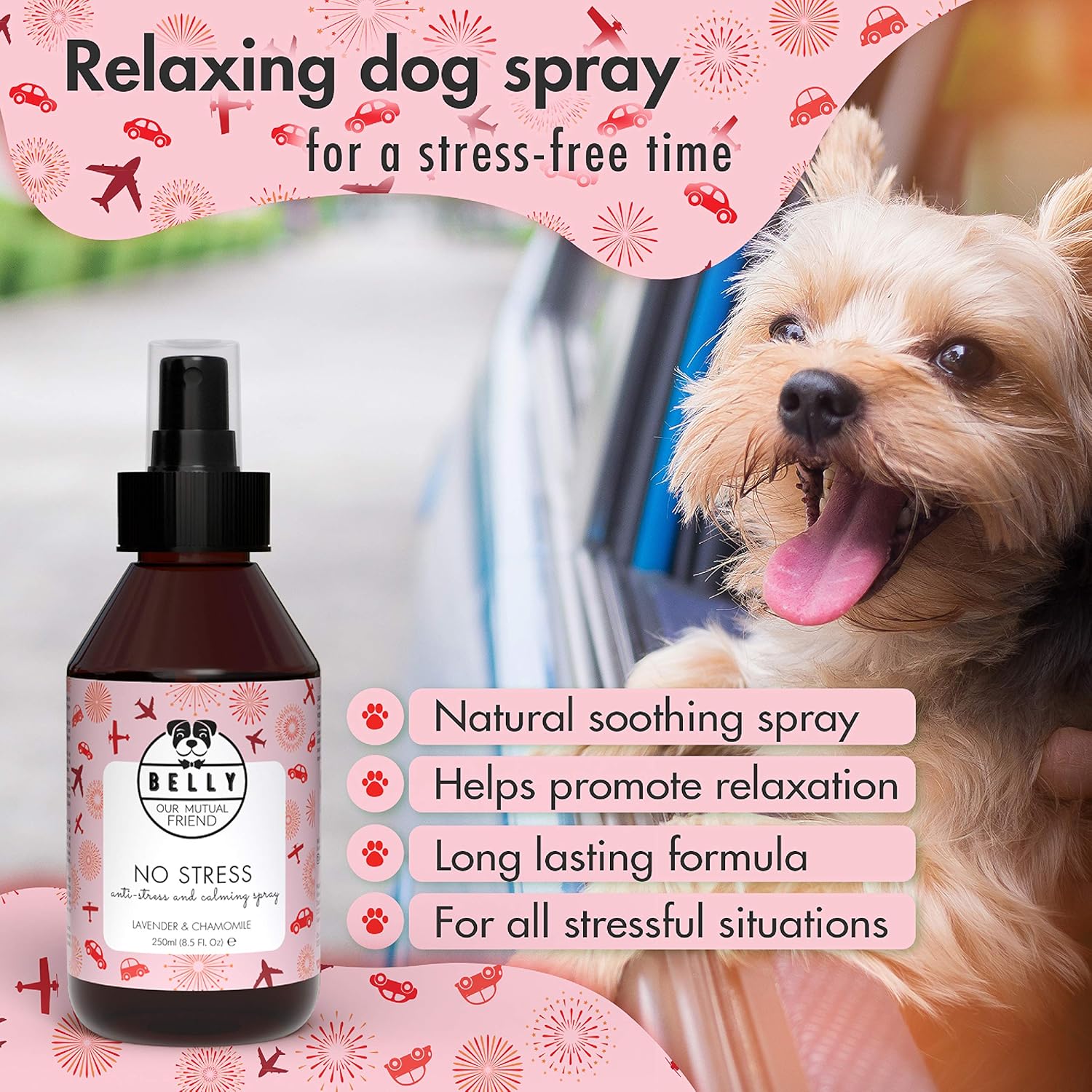 Spray tranquilizante para perros por 13,99€