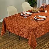 Kadut Thanksgiving Tablecloth Maple Leaf, Harvest, Fall Tablecloth. Rustic (70x120 Inch) for 8 Foot Rectangle Tables Heavy Duty Fabric, Stain Proof Table Cloth for Harvest, Holiday.