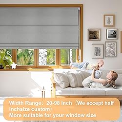 BERISSA Roman Shades for Interior Windows, Room