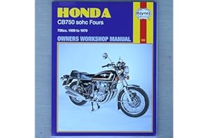 I5 MOTORCYCLE HAYNES REPAIR MANUAL 131 compatible with Honda CB750 CB 750 K F Four 1969-1979