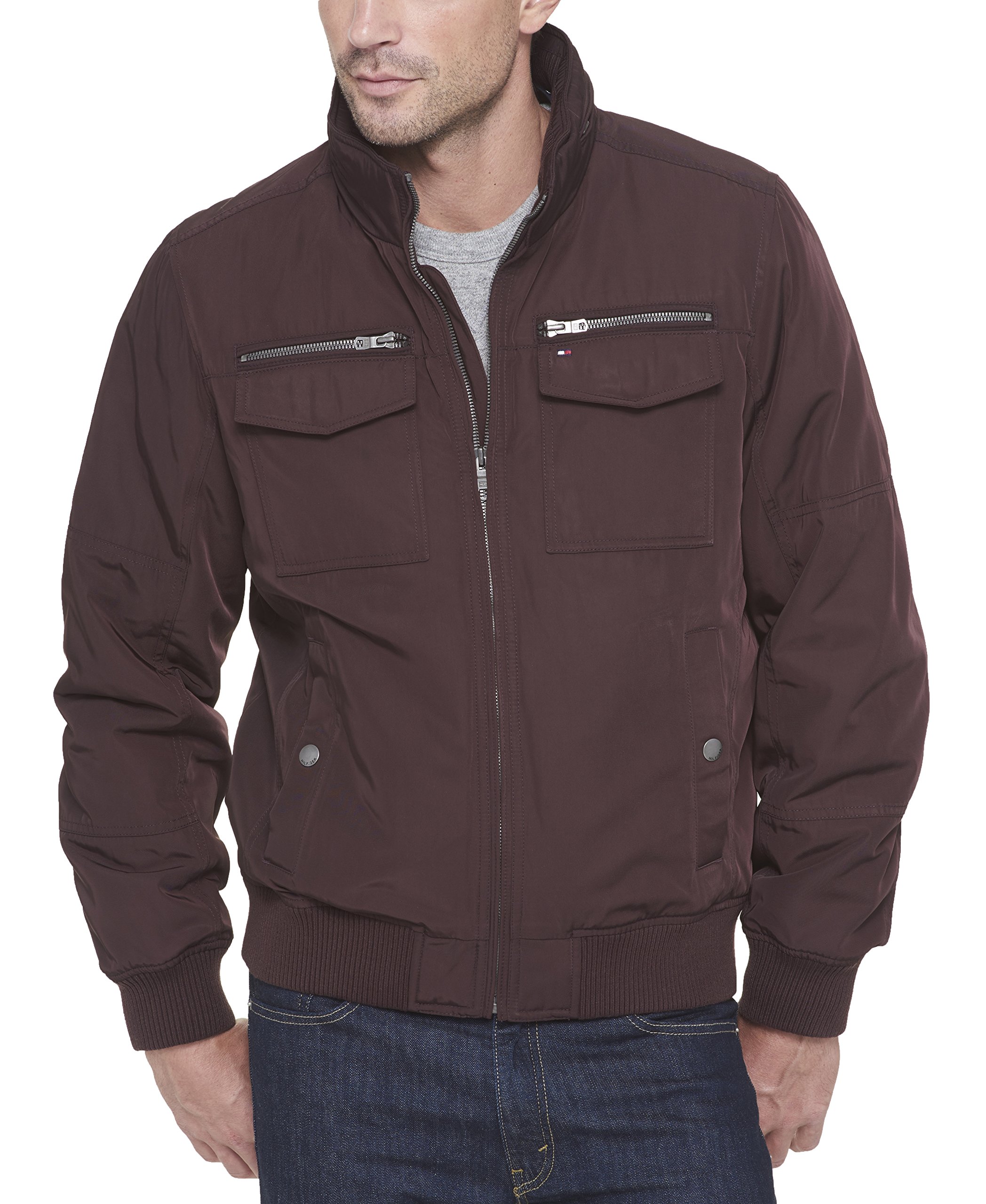 tommy hilfiger men's performance bomber jacket