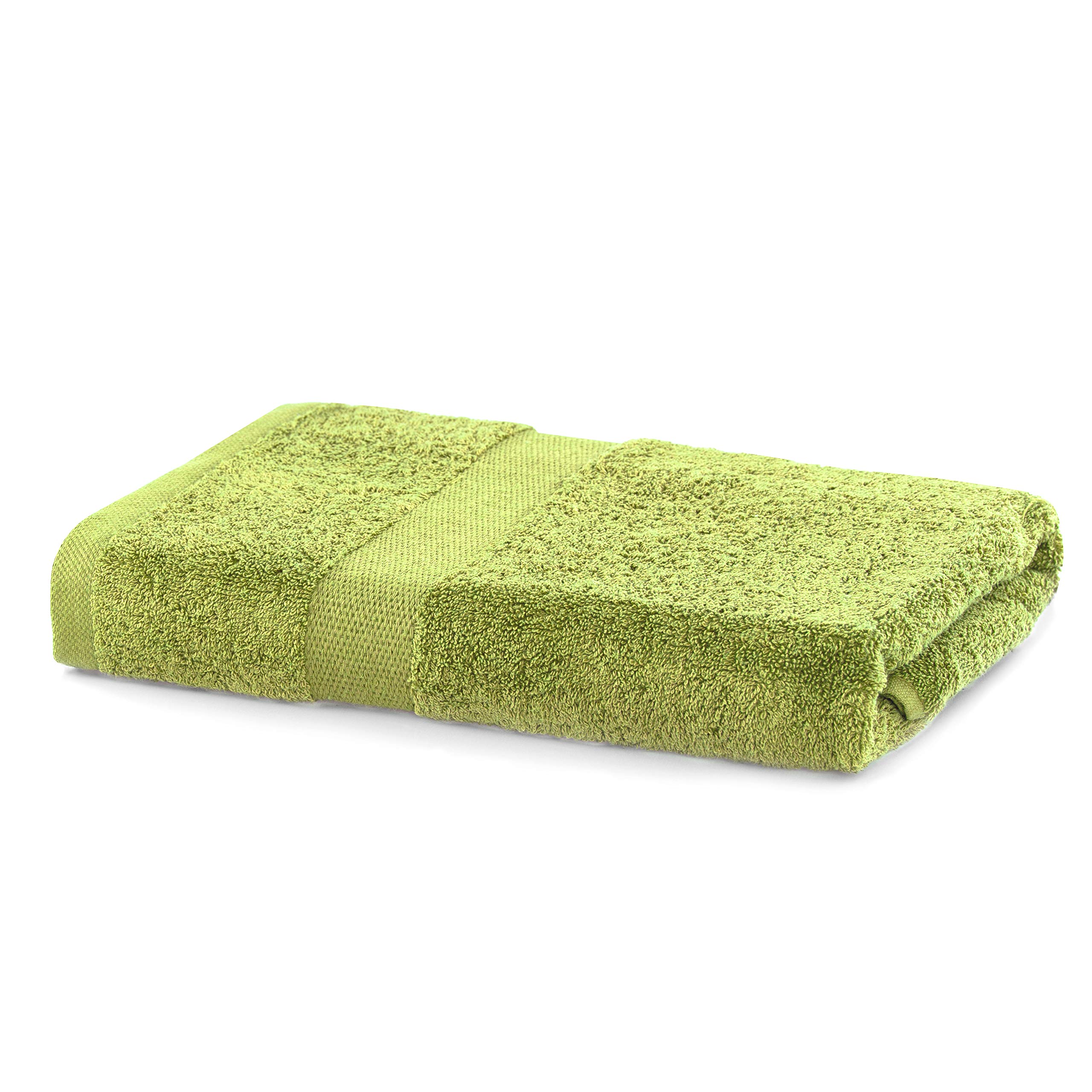 DecoKing Bath Towel 70 x 140 cm Cotton Quality 525 g/m² Seladon Green Bath Towel Absorbent Marina