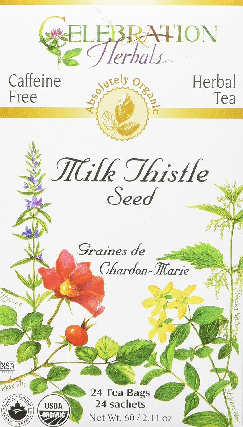 Milk Thistle Tea Organic 24 tea bags Amazon.in Health & Personal Care