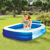 TP Toys Large Paddling Pool 1.95m x 1.45m x 0.40m Kids 3+ view 2