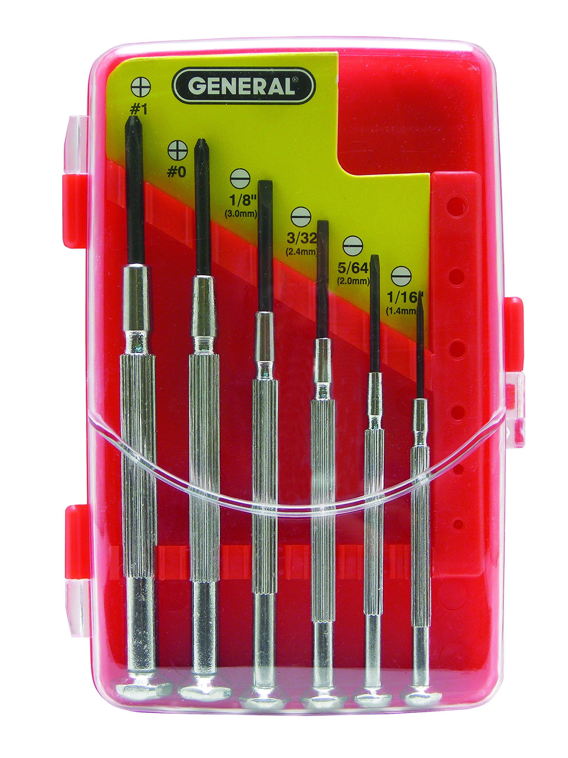 General Tools 609 Six-Piece Precision Screwdriver Set