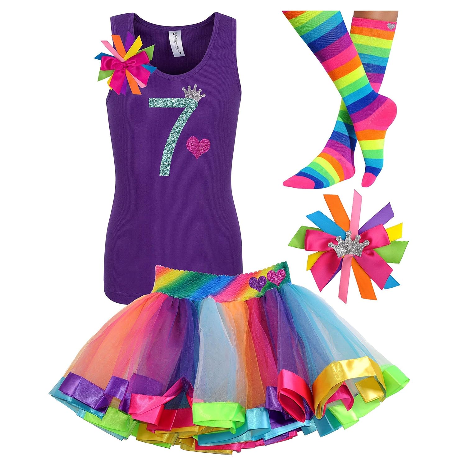 simple gown for 7th birthday