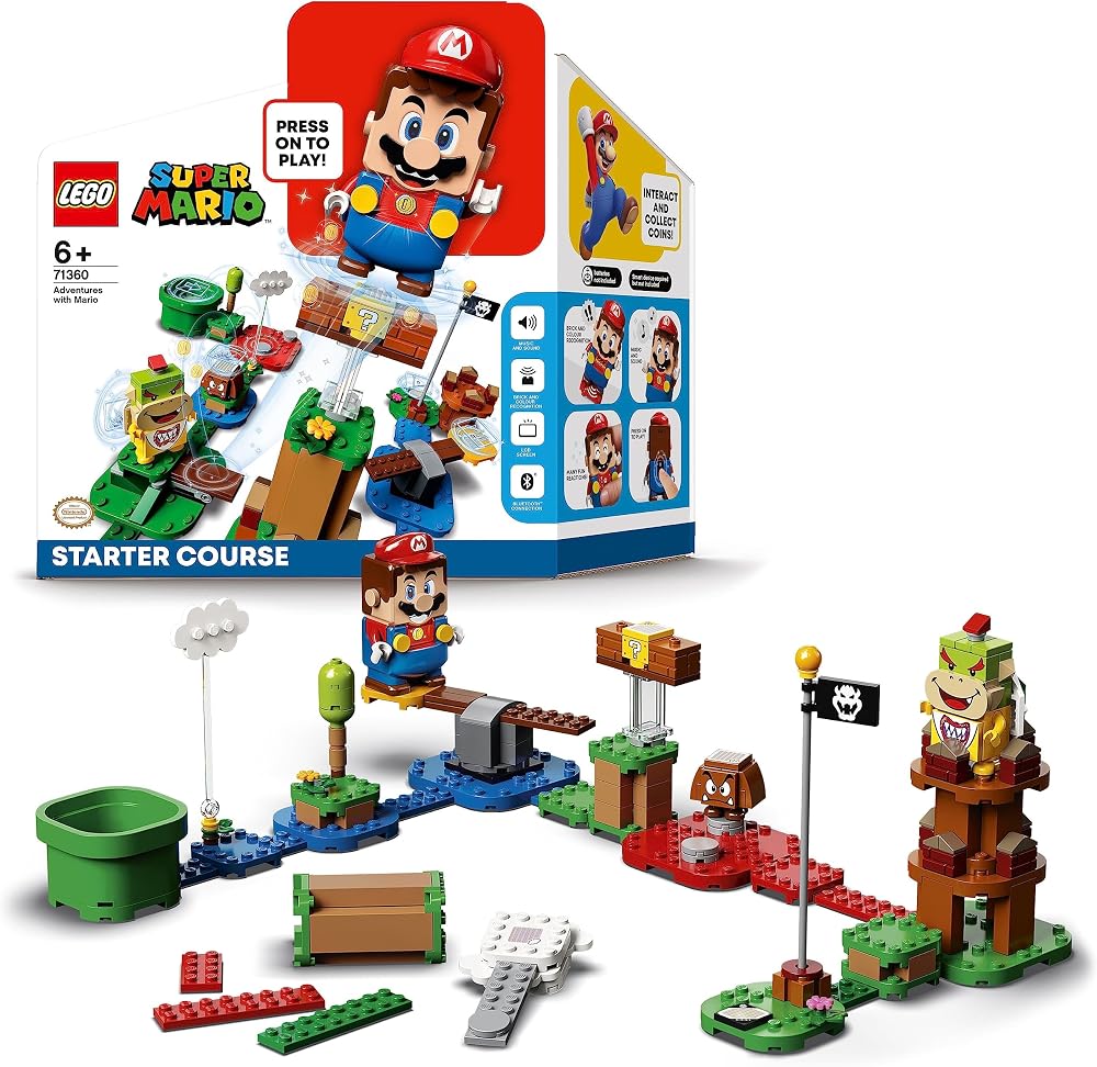 LEGO Super Mario Adventures Starter Course 71360 Interactive Mario Figure Goomba