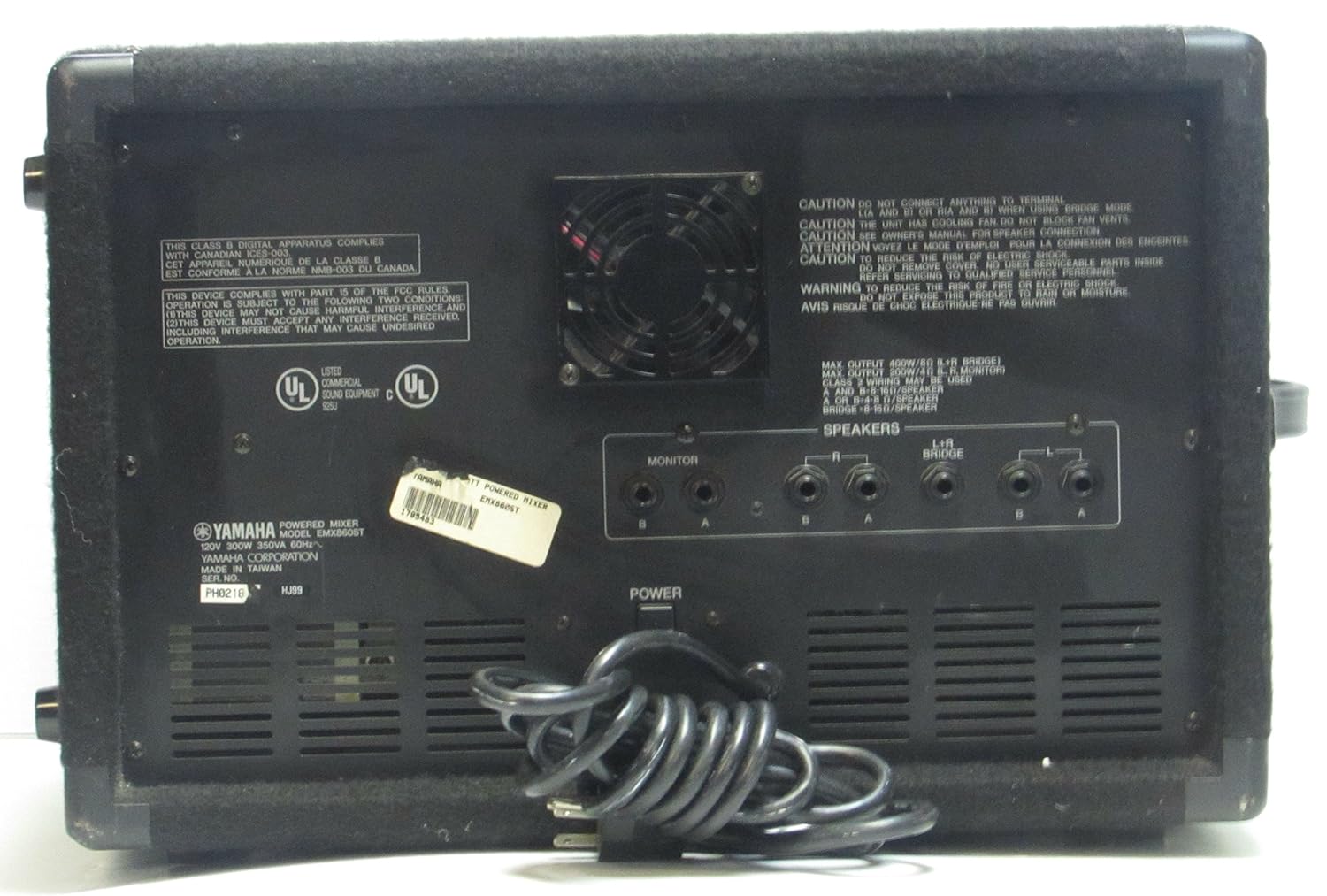 Amazon.com: Yamaha EMX860ST Eight Channel Powered Mixer: Musical Instruments