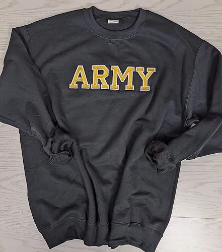 embroidered crew neck sweatshirts