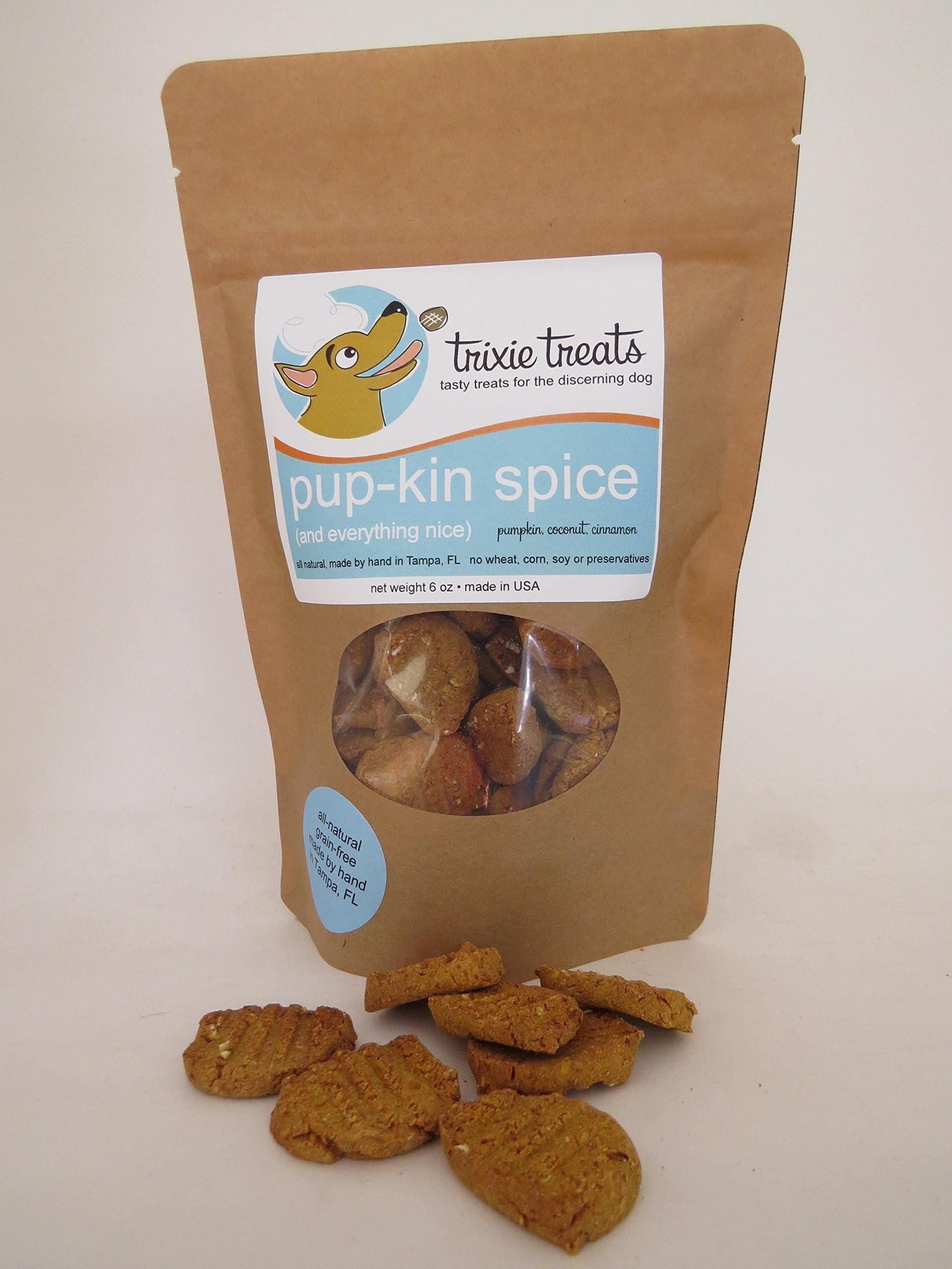 Trixie Treats grain-free pumpkin spice dog treats - Pup-kin Spice