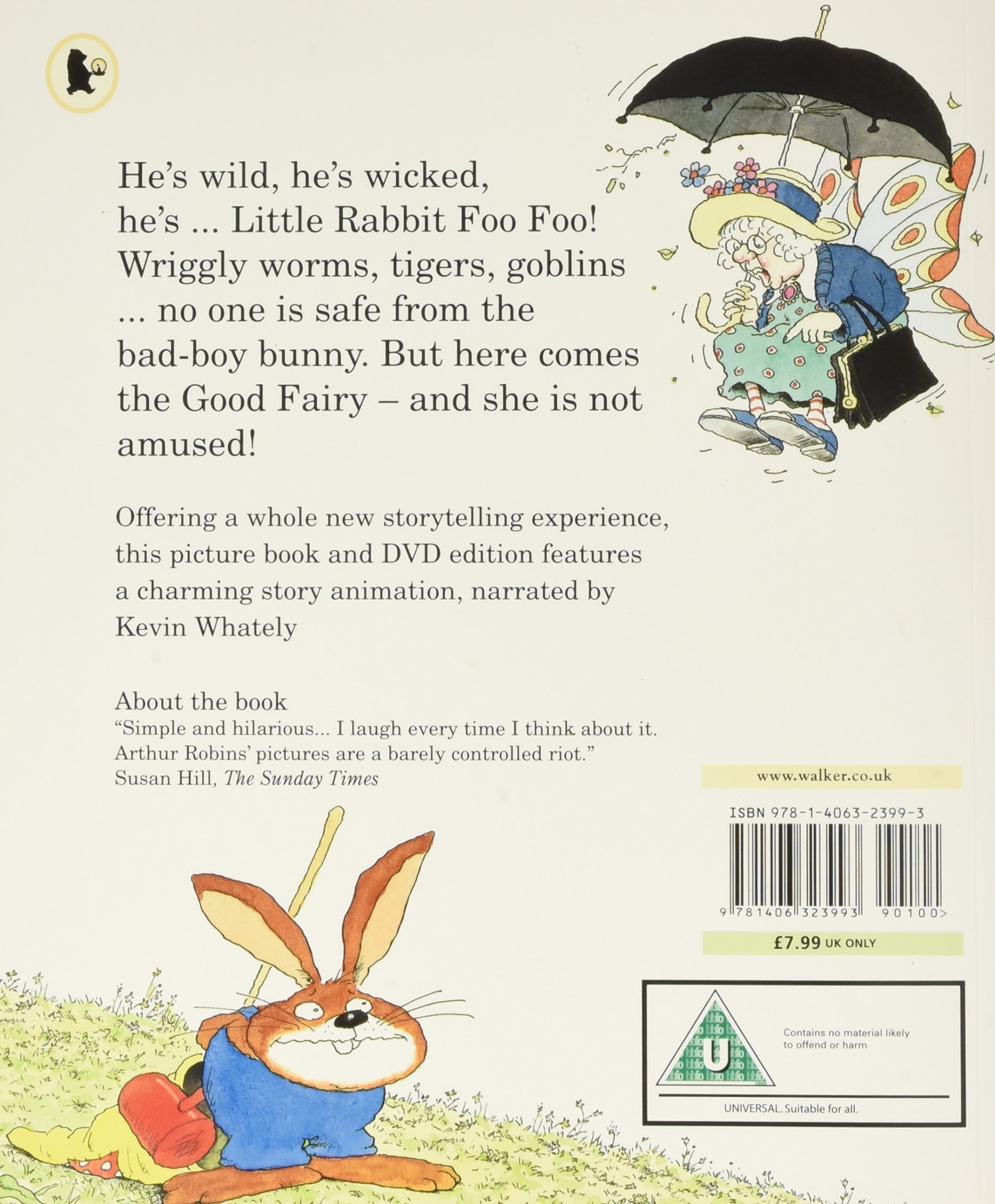 Little Rabbit Foo Foo Book Dvd Amazon Co Uk Rosen Michael Robins Arthur Books