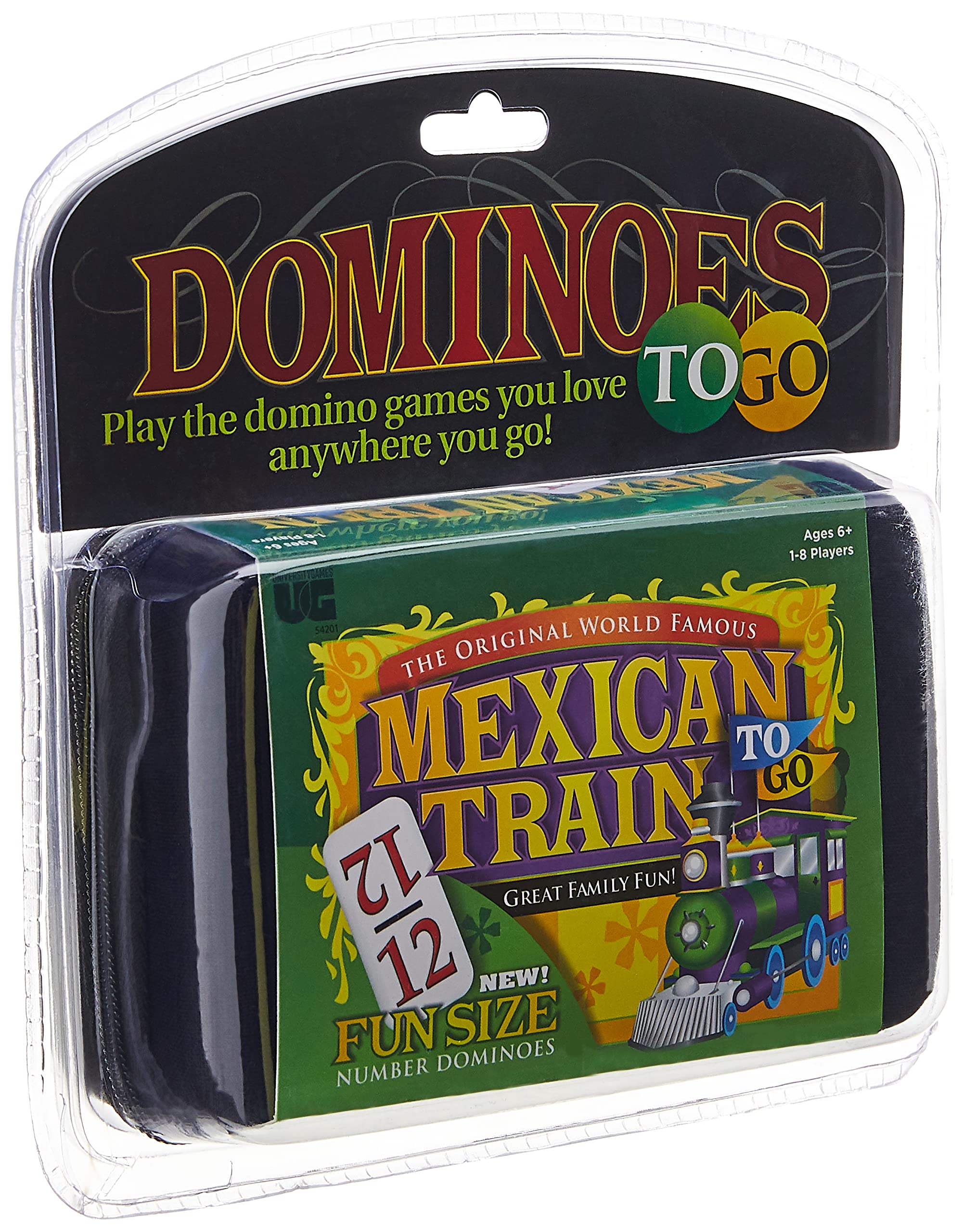 University Games 54201 Mexican Train To-Go Game, Multi-Colour