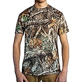 HOT SHOT Men’s Camo Hunting Short Sleeve Shirt – Quick Dry Performance Shirt