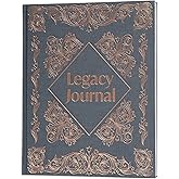 Skyline Grandparent Memory Book – Family Tree & Legacy Journal – Birthday Gifts for Nana, Grandpa & Grandma from Grandchildren (Space Blue Vintage)