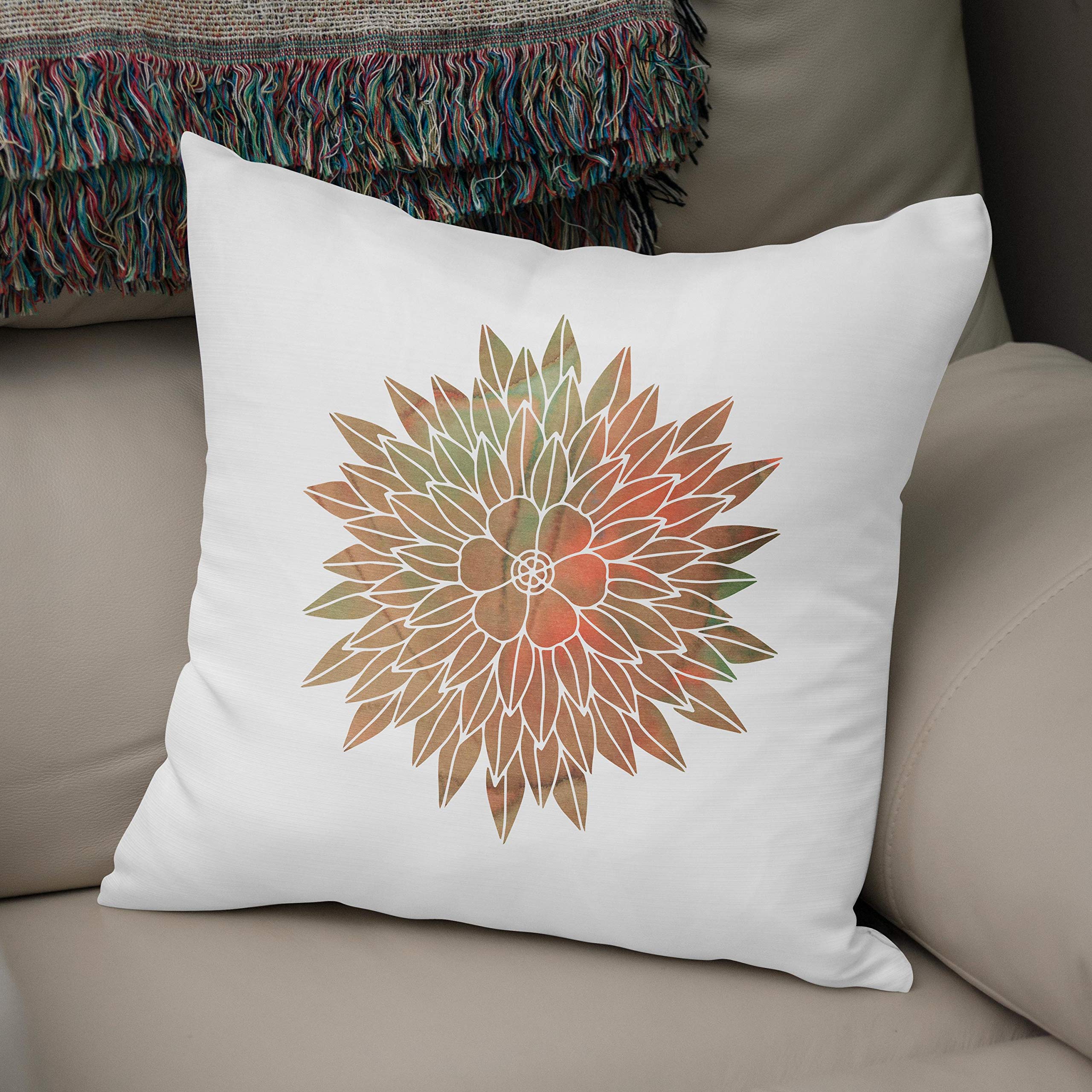 Bonamaison, Decorative Cushion Cover - 50% Cotton 50% Polyester - 43x43cm - Designed and Manufactured in Turkey