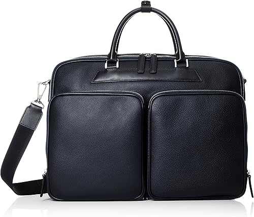 Amazon Co Jp チマブエ 薄マチブリーフケース アデル ネイビー シューズ バッグ
