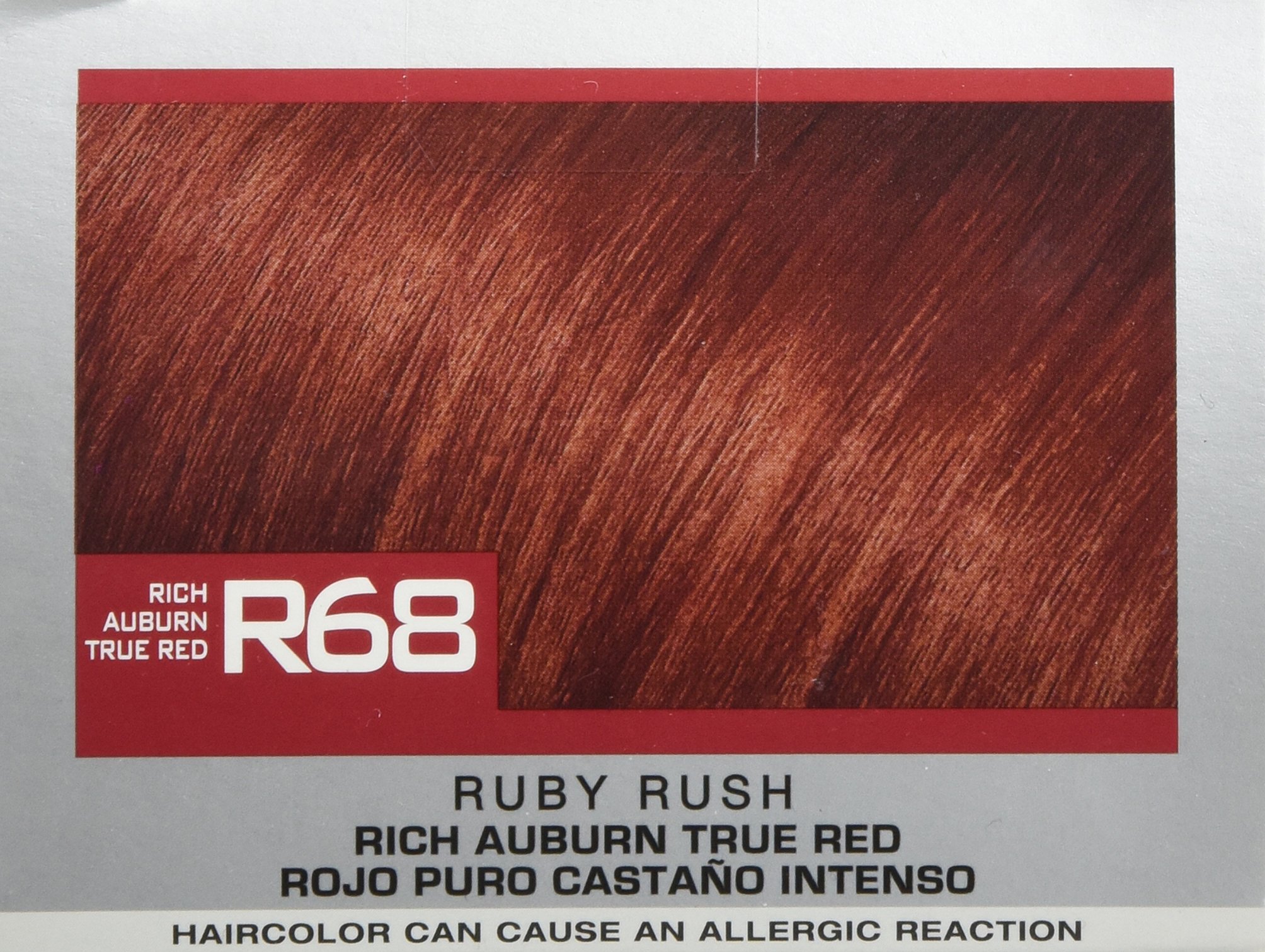L'Oréal Paris Feria Permanent Hair Color, R68 Ruby Rush (Rich Auburn