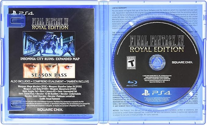 Amazon Final Fantasy Xv Royal Edition 輸入版 北米 Ps4 ゲームソフト