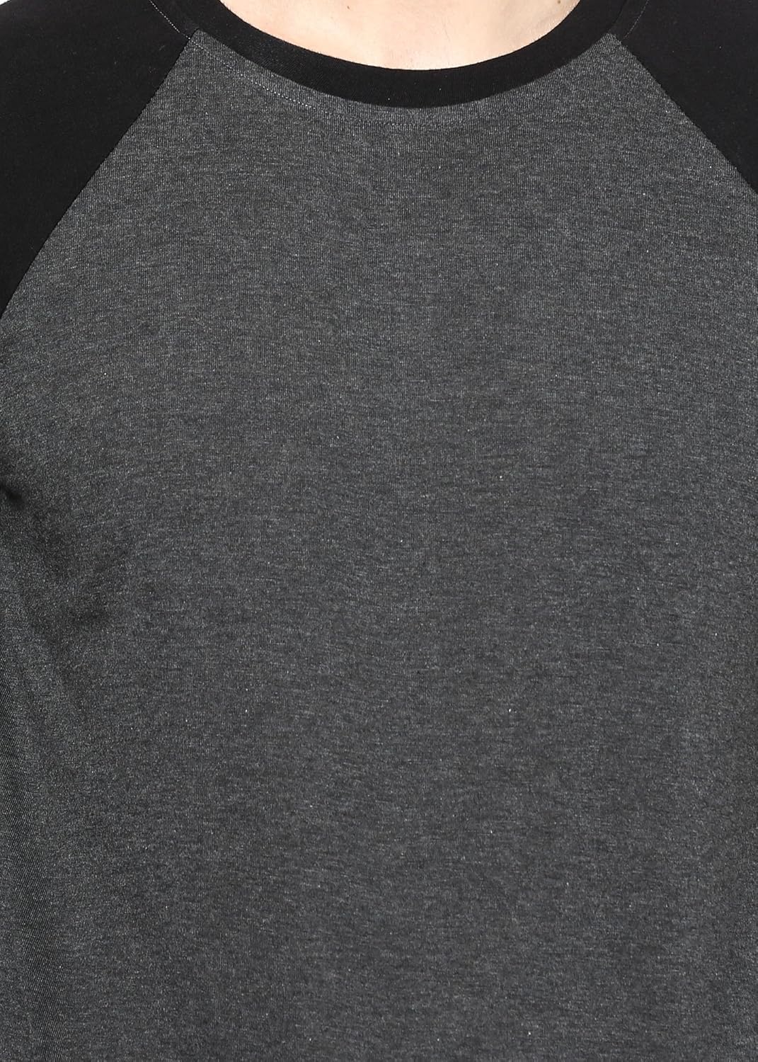 izinc men's raglan neck full sleeve cotton t-shirt