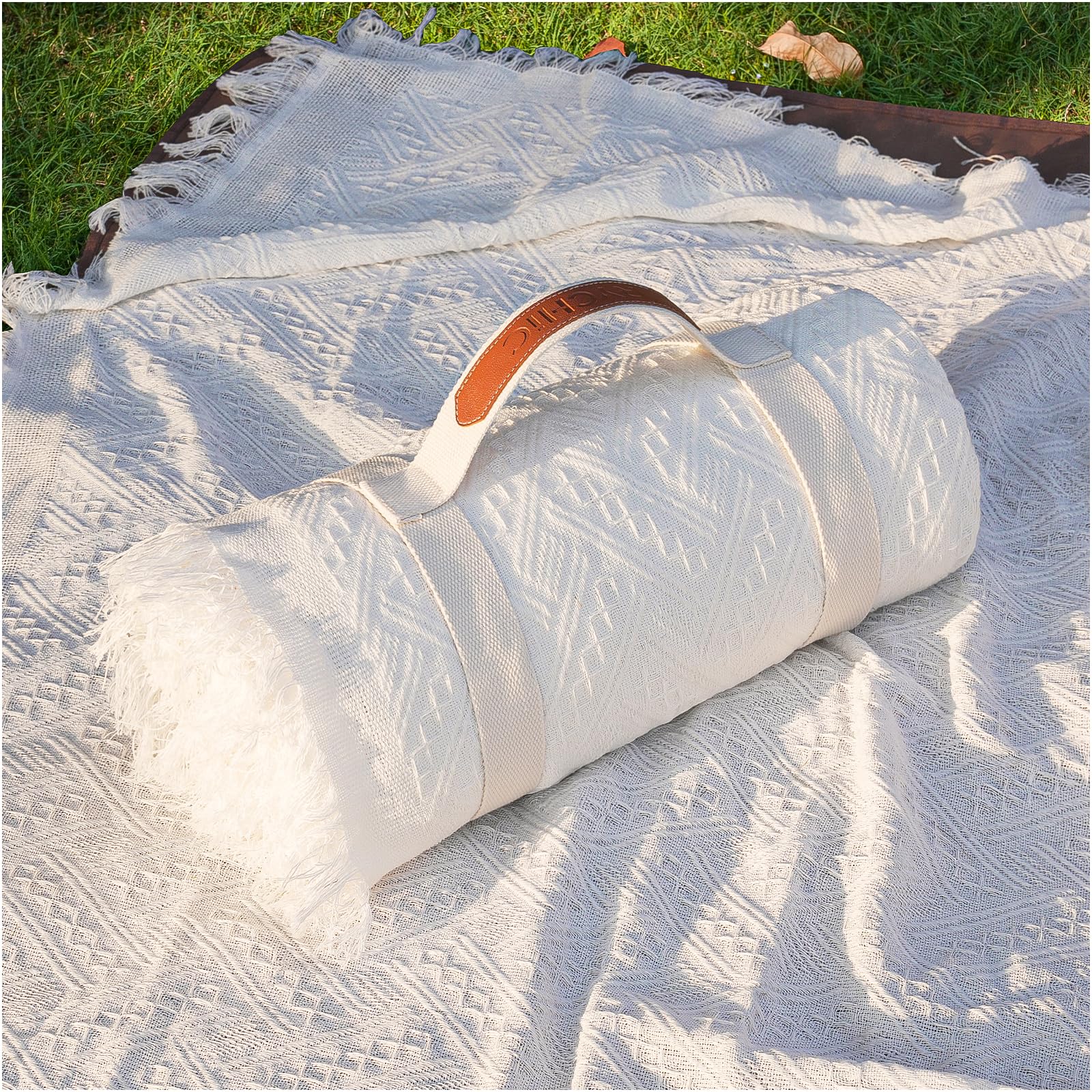 View 1 of 2 in 1 Extra Large Camping Blanket Outdoor Picnic Yoga Mat Lightweight Car Essential Roadtrip Gadget Rv Accessories Glamping Tent Gear Must Haves Hiking Stuff Backpacking Necessities Women Beach Gift