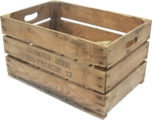 Obstkisten - Caja de almacenaje, 55 x 35 x 32 cm: Amazon.es: Hogar